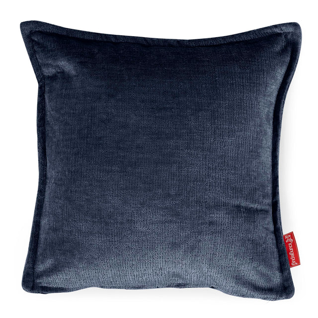Putetrekk 47 x 47cm - Chenille Marineblå 01