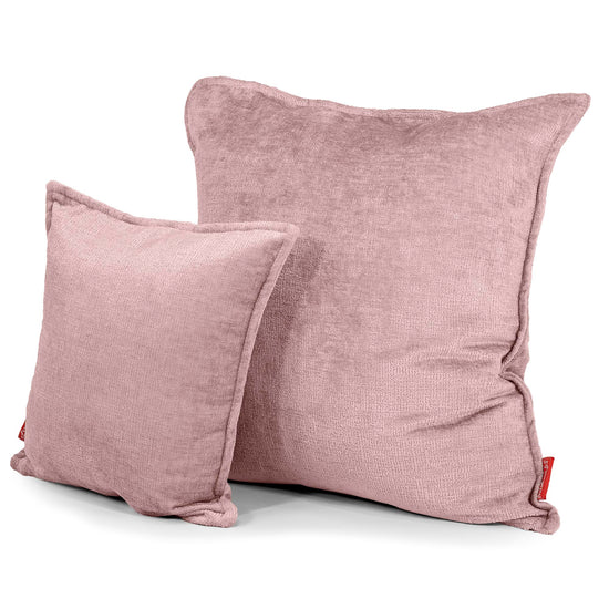 Putetrekk 47 x 47cm - Chenille Rosa 02