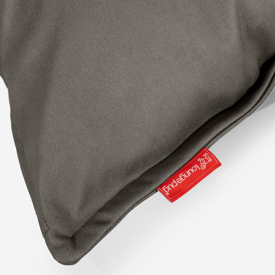 Putetrekk 47 x 47cm - Vegansk Skinn Grå 03