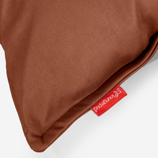 Putetrekk 47 x 47cm - Vegansk Skinn Kastanjebrun 03