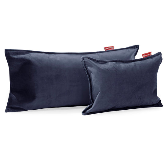 Rektangulær Putetrekk 35 x 50cm - Fløyel Marineblå 03