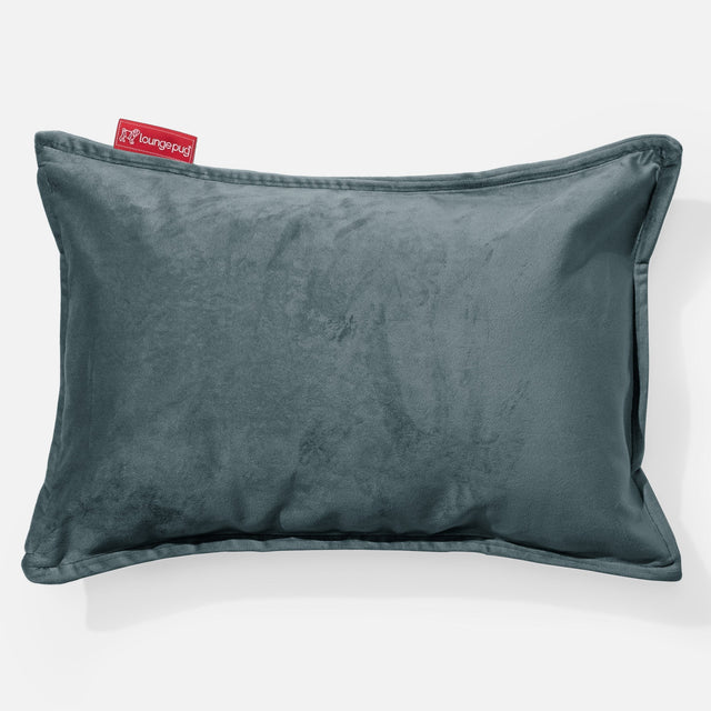 Rektangulær Putetrekk 35 x 50cm - Fløyel Mørketurkis 01