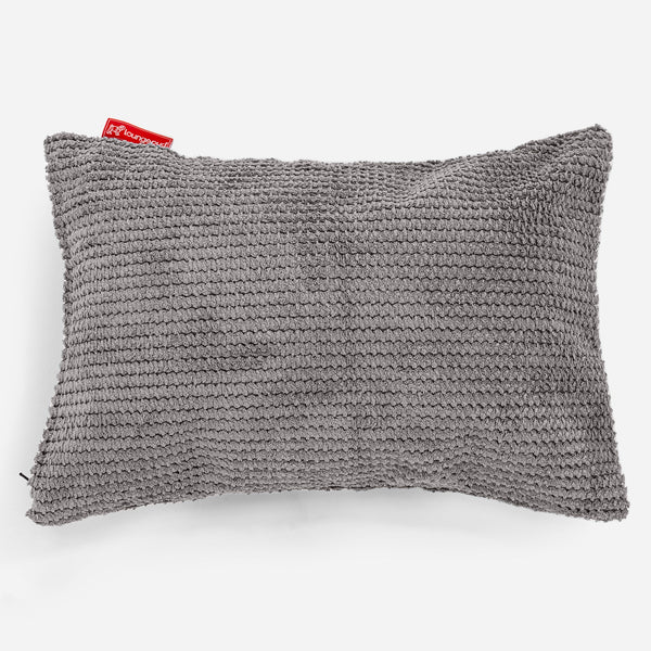 Rektangulær Putetrekk 35 x 50cm - Pom-pom Koksgrå 01