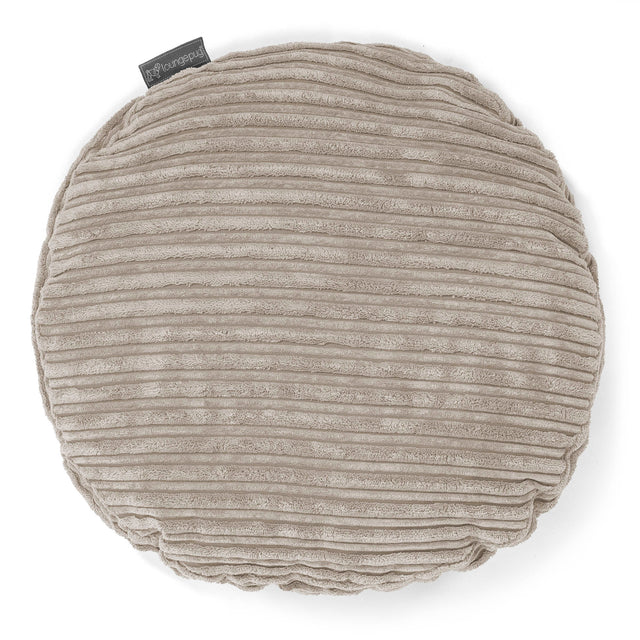 Rund Putetrekk 50cm - Kordfløyel Mink 01