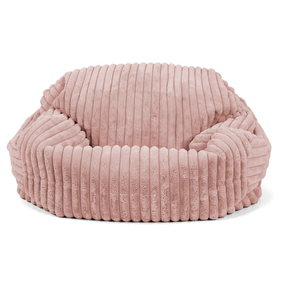 Sabine Sekkesofa - Ultrabehagelig Kord Støvete Rosa 01