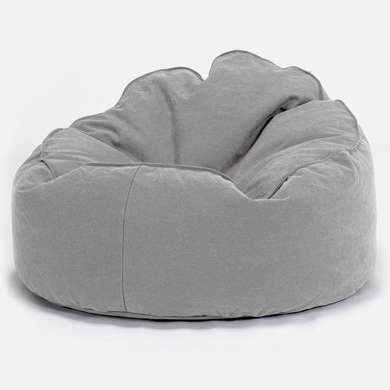 Saccosekk 'Archi' - Steinvasket Denim Tinn 01