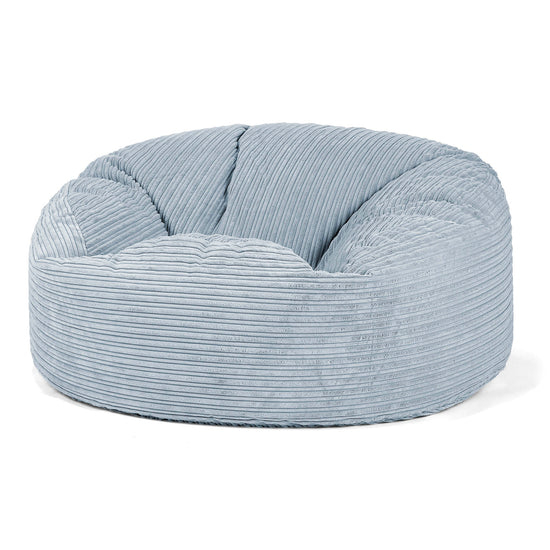 Saccosekk Sofa 'Mammut' - Kordfløyel Babyblå 01