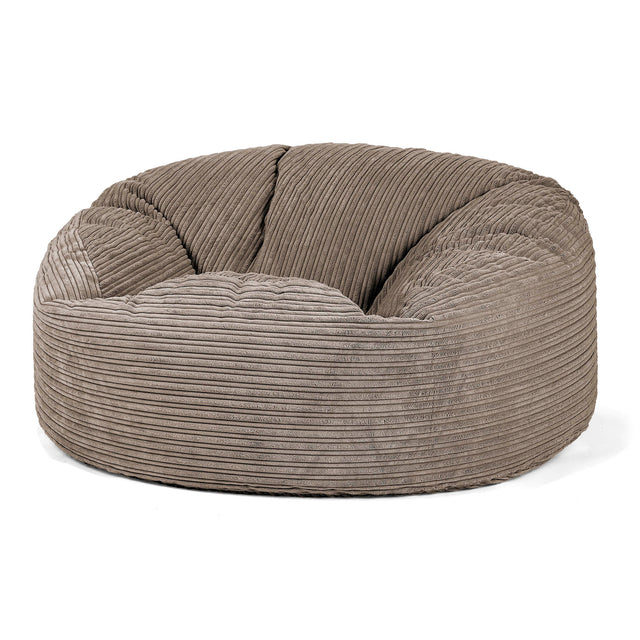 Saccosekk Sofa 'Mammut' - Kordfløyel Duegrå 01