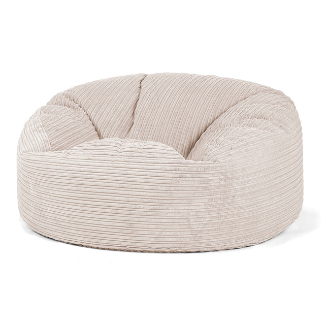Saccosekk Sofa 'Mammut' - Kordfløyel Elfenben 01
