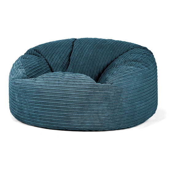 Saccosekk Sofa 'Mammut' - Kordfløyel Marineblå 01