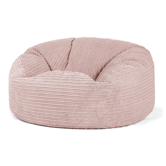 Saccosekk Sofa 'Mammut' - Kordfløyel Rødmerosa 01