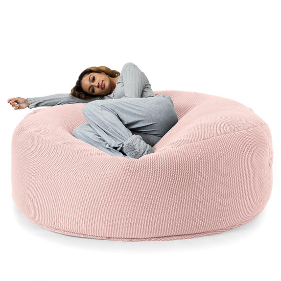 Saccosekk Sofa 'Mega-Mammut' - 100% Bomull Ellos Babyrosa 04