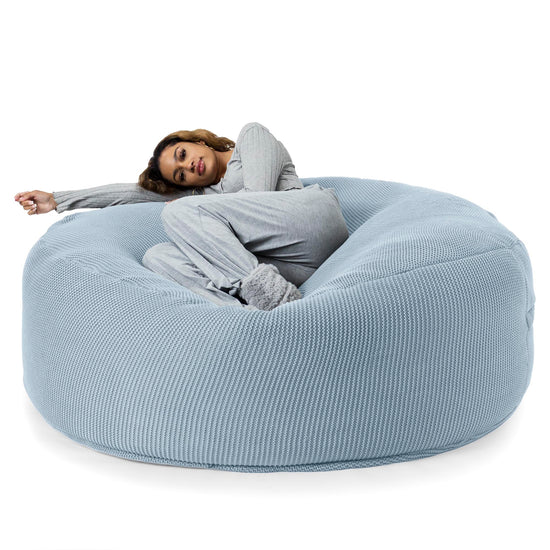 Saccosekk Sofa 'Mega-Mammut' - 100% Bomull Ellos Disig Blå 04