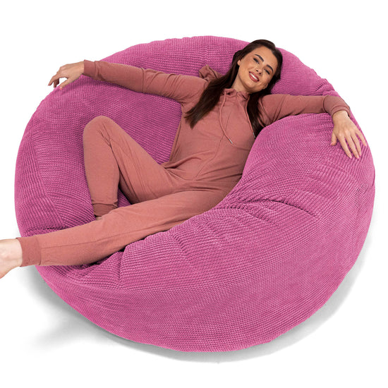 Saccosekk Sofa 'Mega-Mammut' - Pom-pom Rosa 01