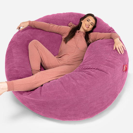 Saccosekk Sofa 'Mega-Mammut' - Pom-pom Rosa 01