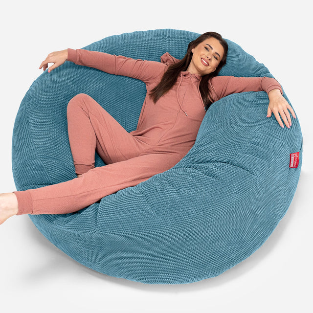 Saccosekk Sofa 'Mega-Mammut' - Pom-pom Turkis 01