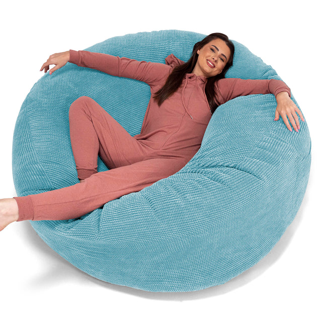 Saccosekk Sofa 'Mega-Mammut' - Pom-pom Turkis 01