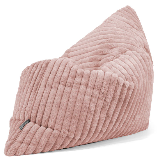Saccosekk XXL - Ultrabehagelig Kord Støvete Rosa 02