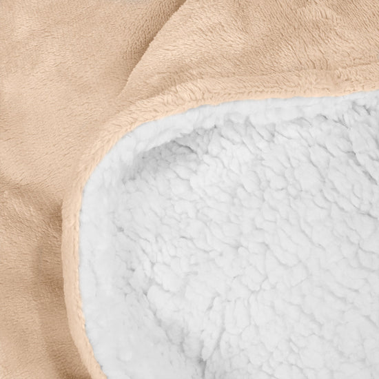 Sherpa-teppe - Fleece Elfenben 04
