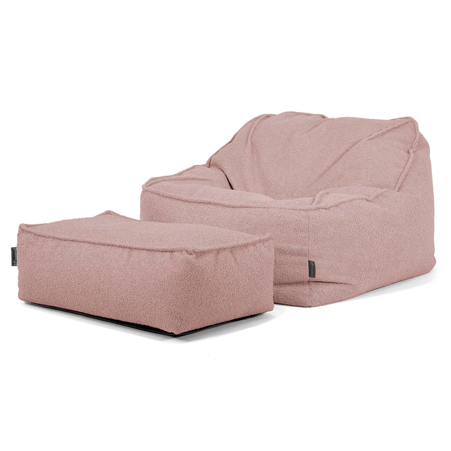 Sloucher Sakkosekk - Bouclé Rosa_02