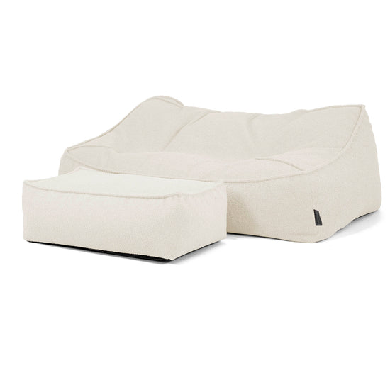 Sloucher Sakkosekk Sofa - Bouclé Elfenben_02