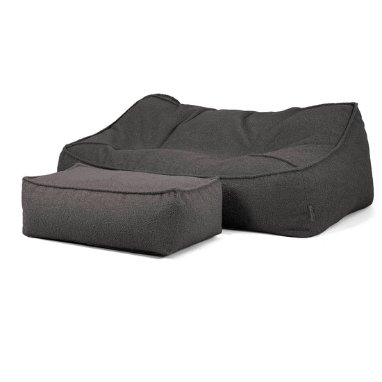 Sloucher Sakkosekk Sofa - Bouclé Grafitt_02