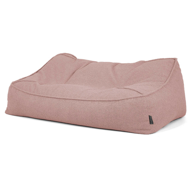 Sloucher Sakkosekk Sofa - Bouclé Rosa_03