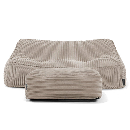 Sloucher Sakkosekk Sofa - Kordfløyel Mink 01