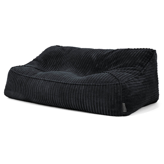 Sloucher Sakkosekk Sofa - Kordfløyel Svart 02