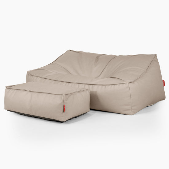 Sloucher Sakkosekk Sofa - Vegansk Skinn Elfenben 02