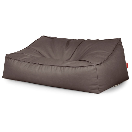 Sloucher Sakkosekk Sofa - Vegansk Skinn Sjokolade 03