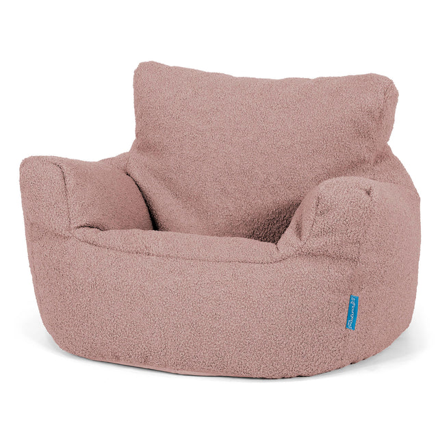 Småbarnestol Saccosekk 1-3 år - Bouclé Rosa 01