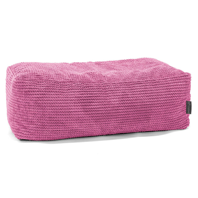 Stor Fotskammel - Pom-pom Rosa 01