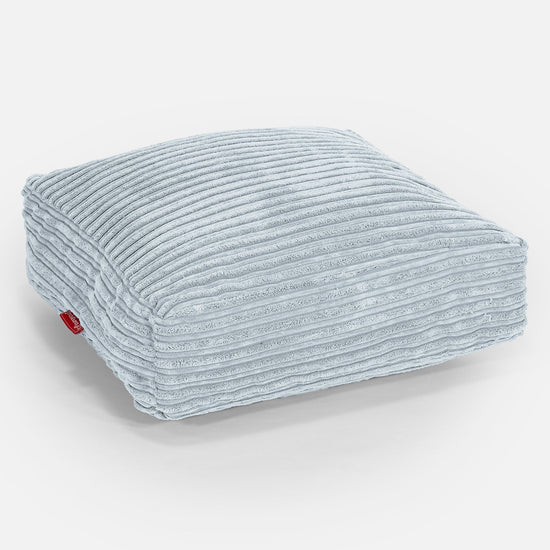 Stor Gulvpute - Kordfløyel Babyblå 01