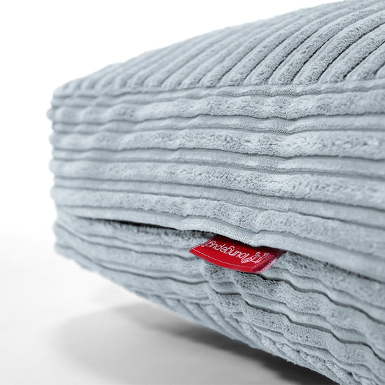 Stor Gulvpute - Kordfløyel Babyblå 02