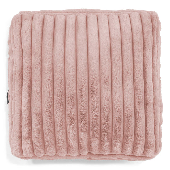 Stor Gulvpute - Ultrabehagelig Kord Støvete Rosa 02
