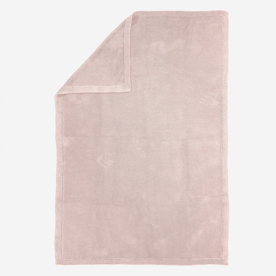 Sofa Pledd / Teppe - 100% Bomull Ellos Babyrosa 03