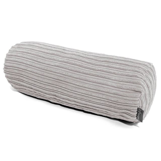 Sylinderputetrekk 20 x 55cm - Kordfløyel Aluminium Sølv 01