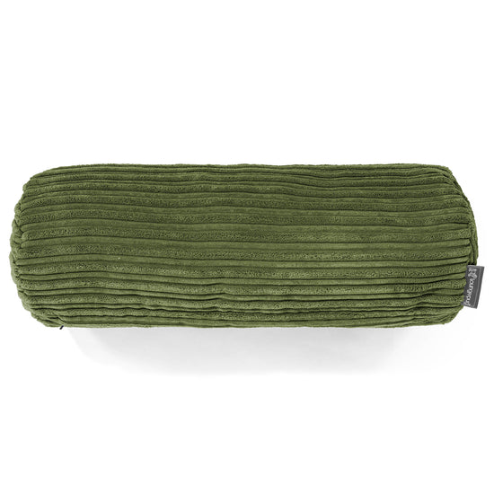 Sylinderputetrekk 20 x 55cm - Kordfløyel Skoggrønn 02