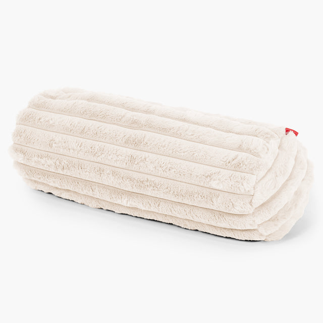 Sylinderputetrekk 20 x 55cm - Ultrabehagelig Kord Krem 01