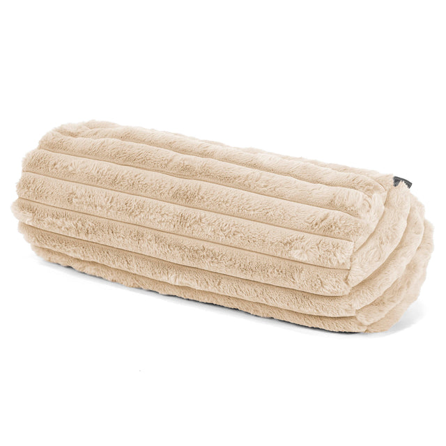 Sylinderputetrekk 20 x 55cm - Ultrabehagelig Kord Krem 01