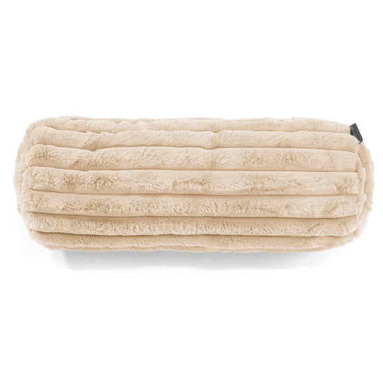 Sylinderputetrekk 20 x 55cm - Ultrabehagelig Kord Krem 02