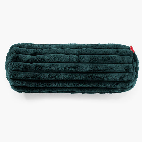 Sylinderputetrekk 20 x 55cm - Ultrabehagelig Kord Mørketurkis 02