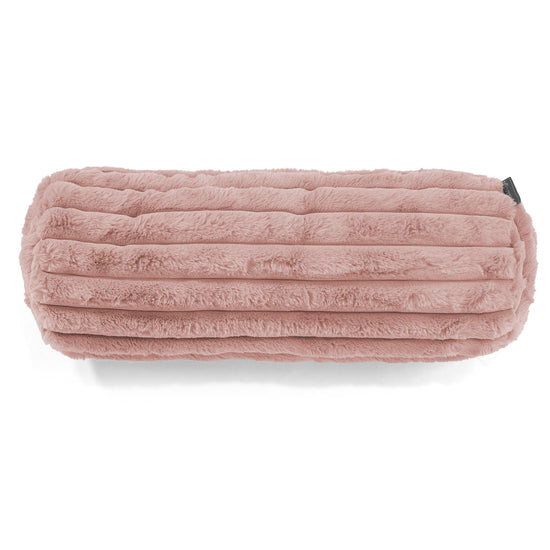 Sylinderputetrekk 20 x 55cm - Ultrabehagelig Kord Støvete Rosa 02