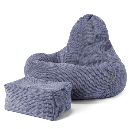 Ultra Lux Gaming Saccosekk-stol - Pom-pom Fiolett 02
