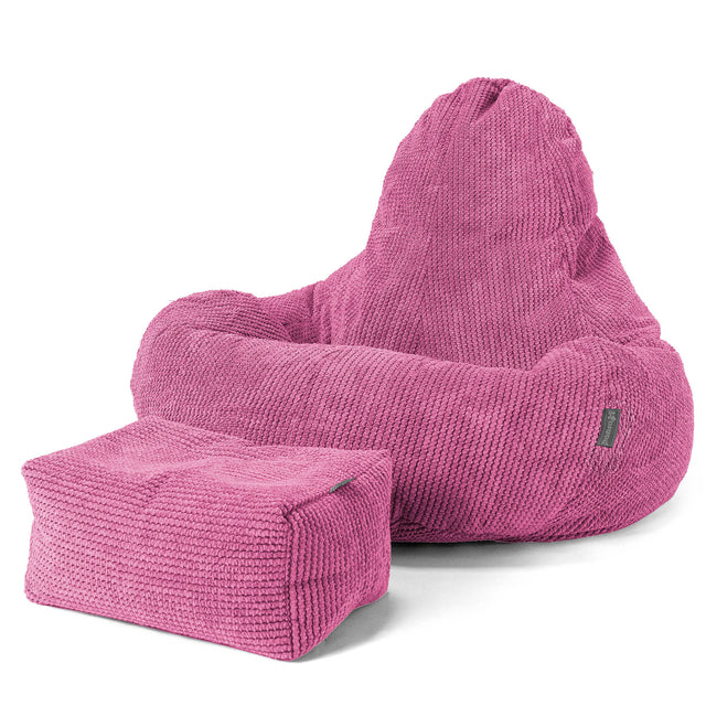 Ultra Lux Gaming Saccosekk-stol - Pom-pom Rosa 02