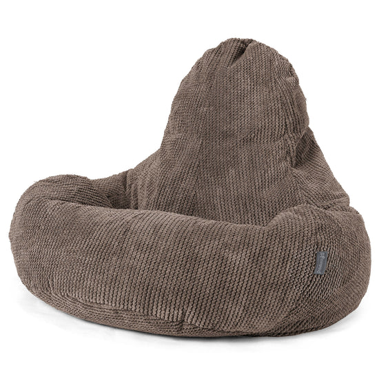 Ultra Lux Gaming Saccosekk-stol - Pom-pom Sjokolade 01
