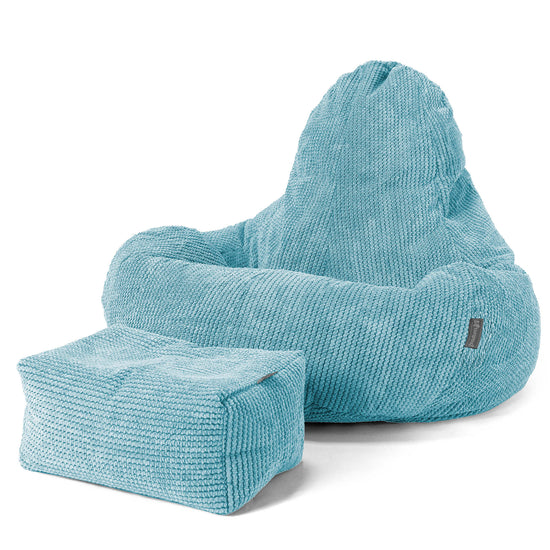 Ultra Lux Gaming Saccosekk-stol - Pom-pom Turkis 02
