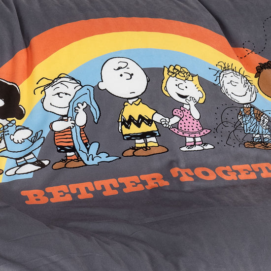 Snoopy Sloucher Sakkosekk Sofa - Regnbue 03