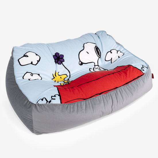 Snoopy Sloucher Sakkosekk Sofa - Sky 01